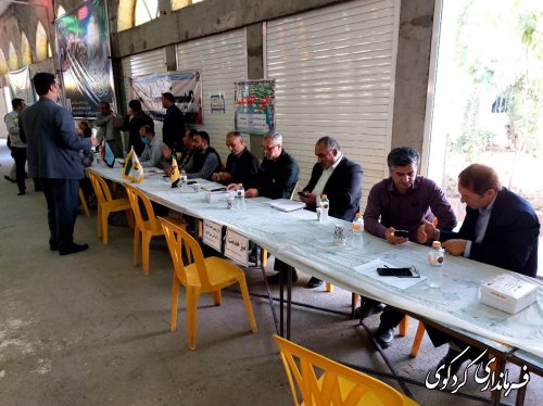 برگزاری مراسم میز ارتباط مردمی شهرستان در مصلای نماز جمعه با حضور فرماندار کردکوی