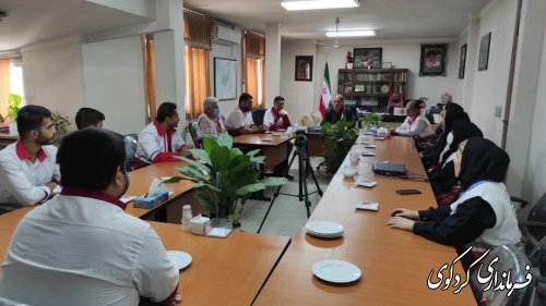 مدیر و کارکنان جمعیت هلال احمر کردکوی با فرماندار دیدار کردند.