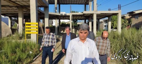 بازدید نمایندگان ستاد سفر ریاست جمهوری از پروژه های شهرستان جهت تخصیص اعتبارات 