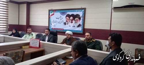 نشست هماهنگی برگزاری برنامه های هفته دفاع مقدس و اربعین حسینی برگزار شد