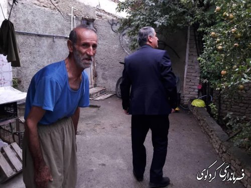 منزل مسکونی یکی از شهروندان نیازمند محله بالابلوک شهر کردکوی