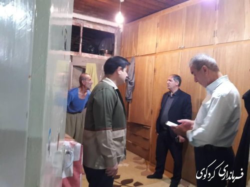 منزل مسکونی یکی از شهروندان نیازمند محله بالابلوک شهر کردکوی