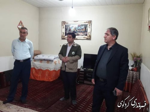 منزل مسکونی یکی از شهروندان نیازمند محله بالابلوک شهر کردکوی
