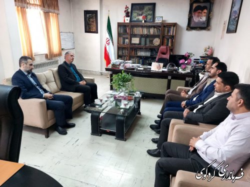 دکتر کیانی مدیرکل بهزیستی استان با فرماندار کردکوی دیدار و گفتگو کردند