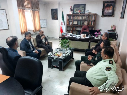 دیدار مشاور استاندار در امور ایثارگران با فرماندار کردکوی دیدار کرد