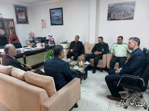 دیدار مشاور استاندار در امور ایثارگران با فرماندار کردکوی دیدار کرد