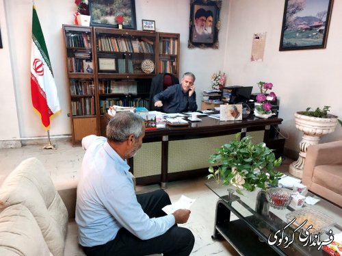ملاقات تعدادی از شهروندان با فرماندار کردکوی