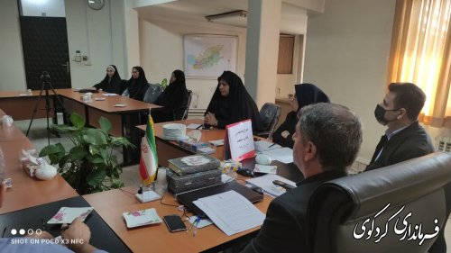 نشست شورای اندیشه ورز بانوان و جمعیت با فرماندار کردکوی