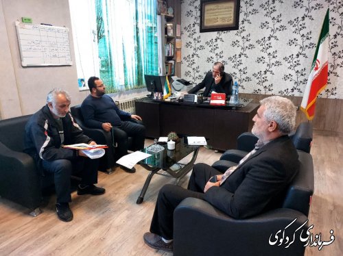امروز سه شنبه نیز تعداد زیادی از شهروندان با فرمادار کردکوی دیدار کردند