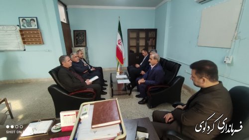 دیدار دکتر زینلی مدیرکل سازمان نامین اجتماعی استان  با فرماندار کردکوی