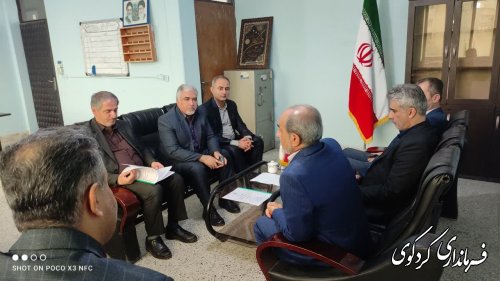 دیدار دکتر زینلی مدیرکل سازمان نامین اجتماعی استان  با فرماندار کردکوی