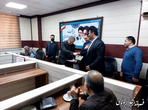 برگزاری آئین تودیع و معارفه در فرمانداری کردکوی