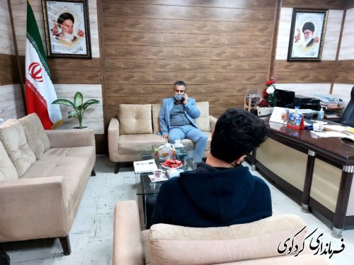 تعدادی از شهروندان کردکوی بامهندس شریفی معاون فرماندار شهرستان دیدار و گفتگو کردند
