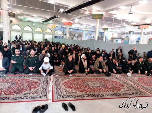برگزاری مراسم یوم الله نهم دی در مصلای نماز جمعه شهر کردکوی 