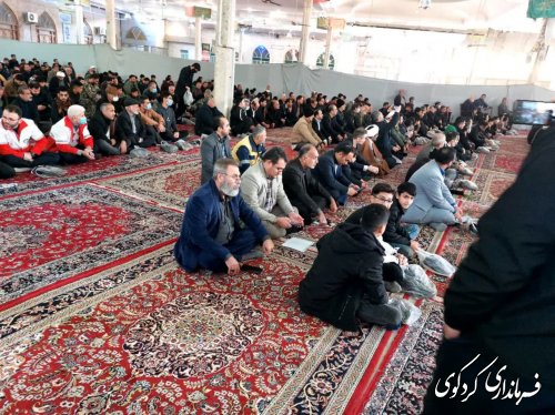 برگزاری مراسم یوم الله نهم دی در مصلای نماز جمعه شهر کردکوی 