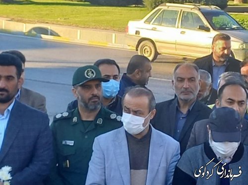 گلباران تندیس سردار سلیمانی