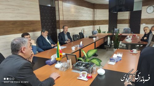 دیدار مدیر کل سازمان انتقال خون استان با فرماندار