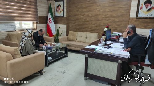 تعدادی زیادی از شهروندان با دکتر مولایی فر فرماندار کردکوی دیدار وگفتگو کردند