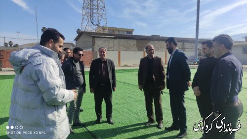 بهره برداری از مدرنترین چمن مصنوعی زمین فوتبال در کردکوی