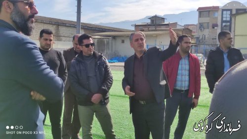 بهره برداری از مدرنترین چمن مصنوعی زمین فوتبال در کردکوی