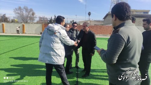 بهره برداری از مدرنترین چمن مصنوعی زمین فوتبال در کردکوی