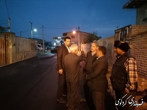 ۳ هزار متر مربع آسفالت معابر روستای مهتر کلاته با اعتبار ۱/۸میلیارد تومان اجرایی می شود