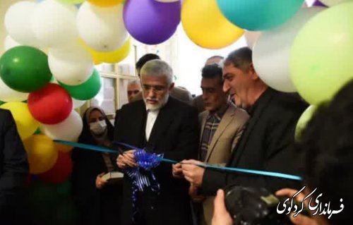 دبستان شهدای بانک ملت در روستای مهترکلاته با اعتبار ۸ میلیارد تومان به بهره برداری رسید