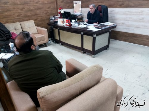 تعدادی زیادی از شهروندان با دکتر مولایی فر فرماندار کردکوی دیدار وگفتگو کردند
