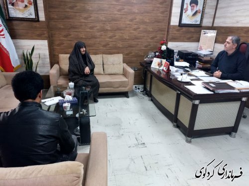 تعدادی زیادی از شهروندان با دکتر مولایی فر فرماندار کردکوی دیدار وگفتگو کردند