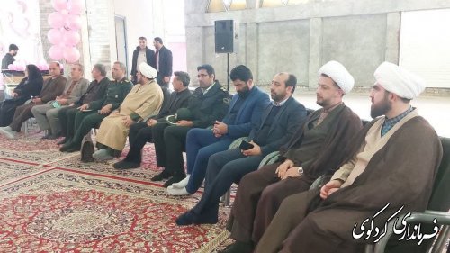حضور فرماندار کردکوی در آیین جشن تکلیف دانش آموزان دختر مدارس کردکوی