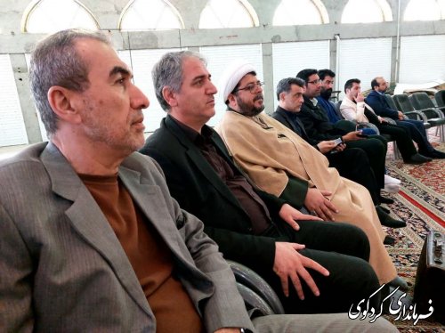حضور فرماندار کردکوی در آیین جشن تکلیف دانش آموزان دختر مدارس کردکوی