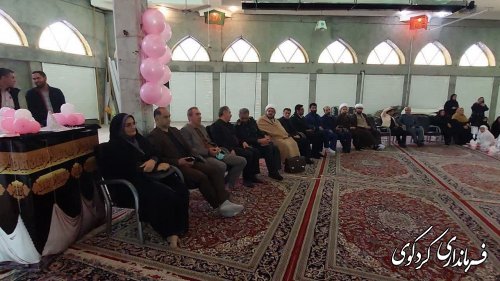 حضور فرماندار کردکوی در آیین جشن تکلیف دانش آموزان دختر مدارس کردکوی