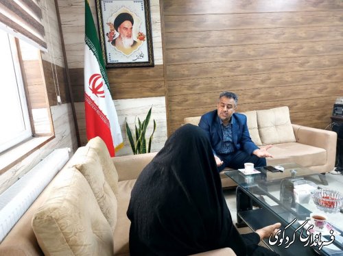تعدادی از شهروندان با مهندس شریفی معاون برنامه ریزی فرماندار دیدار و گفتگو کردند