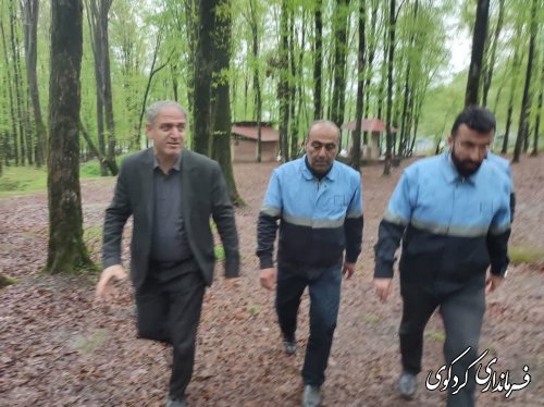 بازدید مدیر کل میراث فرهنگی و فرماندار کردکوی ار تفرجگاهای شهرستان کردکوی