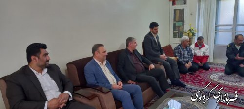 دیدار و گفتگوی حاجی گلدی کر معاون توسعه منابع انسانی استانداری گلستان با حجه الاسلام شیخ موسی شاعری امام جمعه سالهای گذشته کردکوی