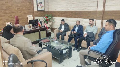 دیدار معاون دفتر بازرسی استانداری گلستان با فرماندار کردکوی