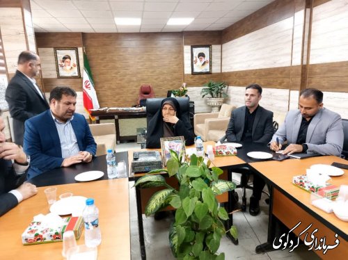 دیدار شهردار با فرماندار کردکوی