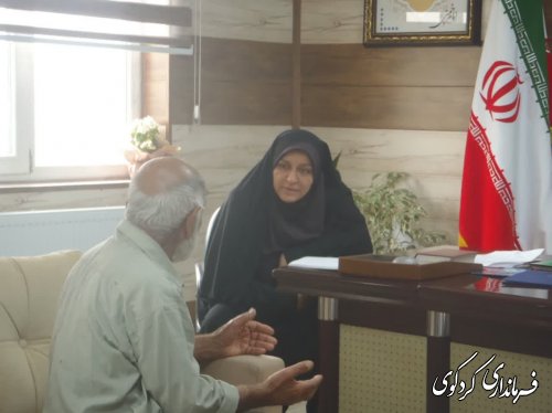 تعدادی از شهروندان با فرماندار کردکوی دیدار و گفتگو کردند