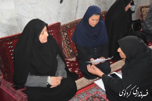 مسائل و مشکلات روستای حاجی آباد دشت در برنامه ای به نام "کاروان خدمت " مورد برسی و رسیدگی قرار گرفت.