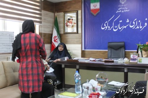 تعدادی از شهروندان با فرماندار کردکوی دیدار و گفتگو کردند