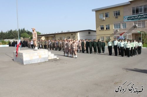 حضور فرماندار در صبحگاه مشترک نیروی انتظامی و سپاهی