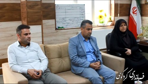 دیدار و گفتگوی مدیرکل پخش فرآورده های نفتی منطقه گلستان و هیات همراه با فرماندار کردکوی