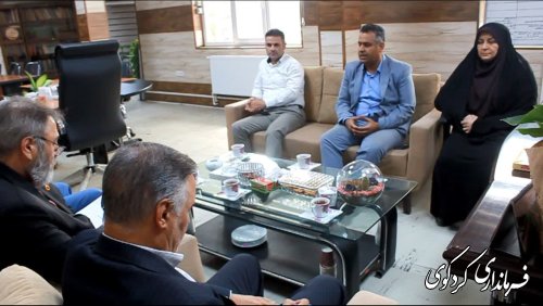دیدار و گفتگوی مدیرکل پخش فرآورده های نفتی منطقه گلستان و هیات همراه با فرماندار کردکوی