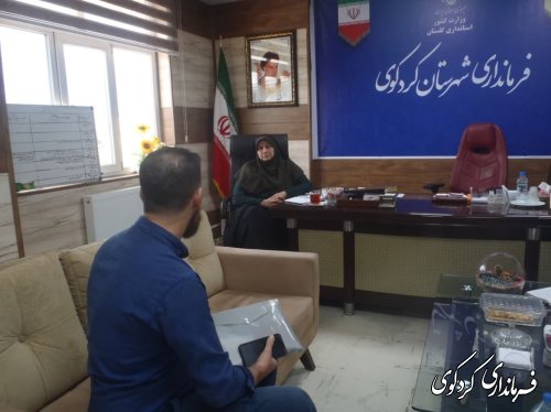 ﻿ تعدادی از شهروندان با فرماندار کردکوی دیدار و گفتگو کردند