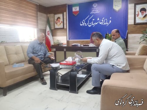 دومین ملاقات عمومی فرماندار در روز سه شنبه های تیرماه بر گزار شد
