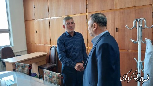 دیدار و نشست معاون توسعه مدیریت و منابع استاندار با فرماندار و کارکنان فرمانداری کردکوی