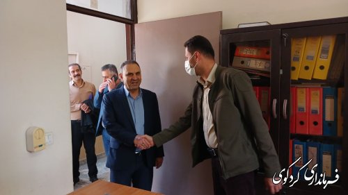 دیدار و نشست معاون توسعه مدیریت و منابع استاندار با فرماندار و کارکنان فرمانداری کردکوی