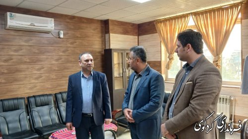 دیدار و نشست معاون توسعه مدیریت و منابع استاندار با فرماندار و کارکنان فرمانداری کردکوی