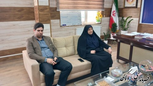 دیدار و نشست معاون توسعه مدیریت و منابع استاندار با فرماندار و کارکنان فرمانداری کردکوی