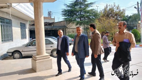 دیدار و نشست معاون توسعه مدیریت و منابع استاندار با فرماندار و کارکنان فرمانداری کردکوی